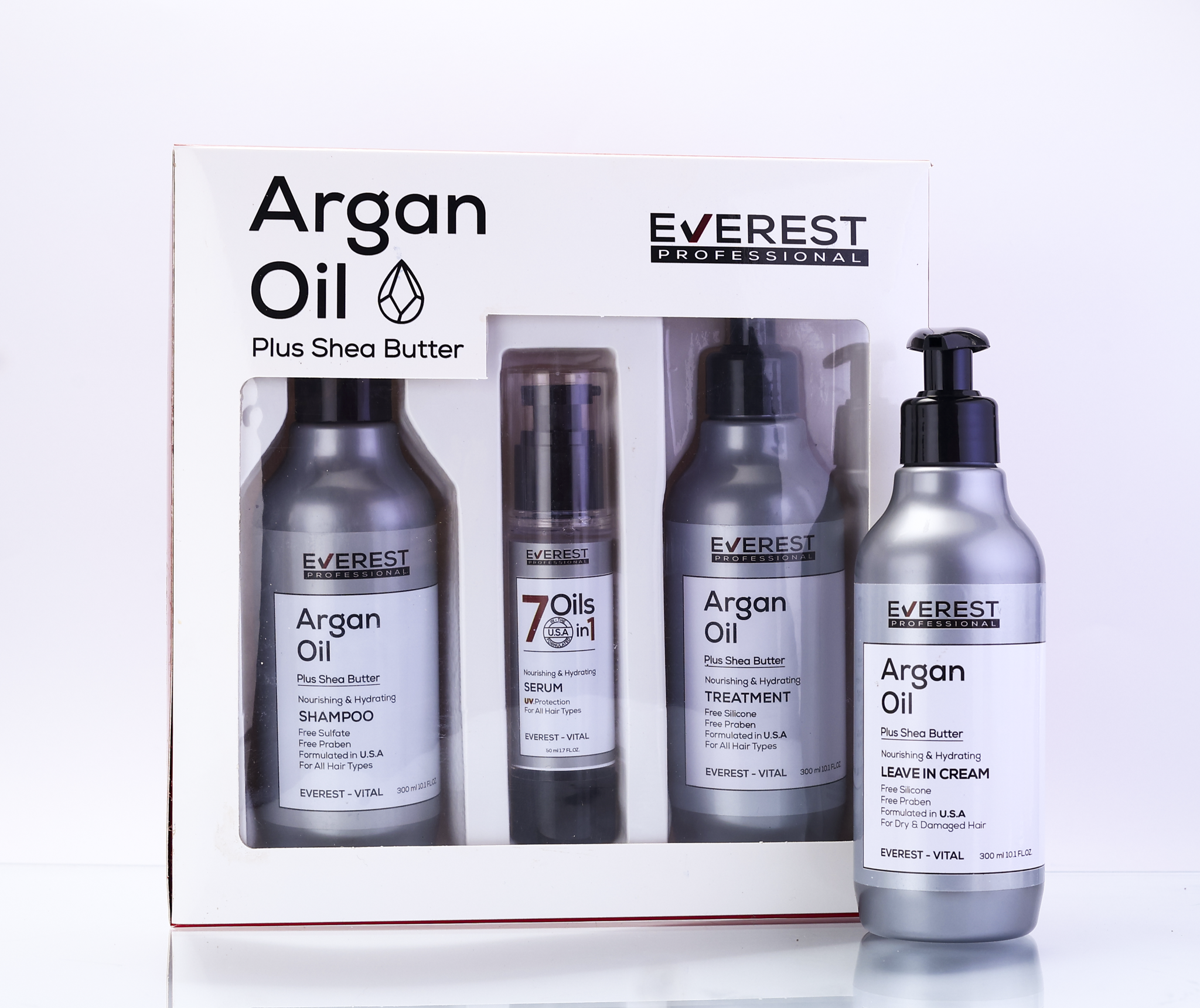 Everest professional hair set+Leave in