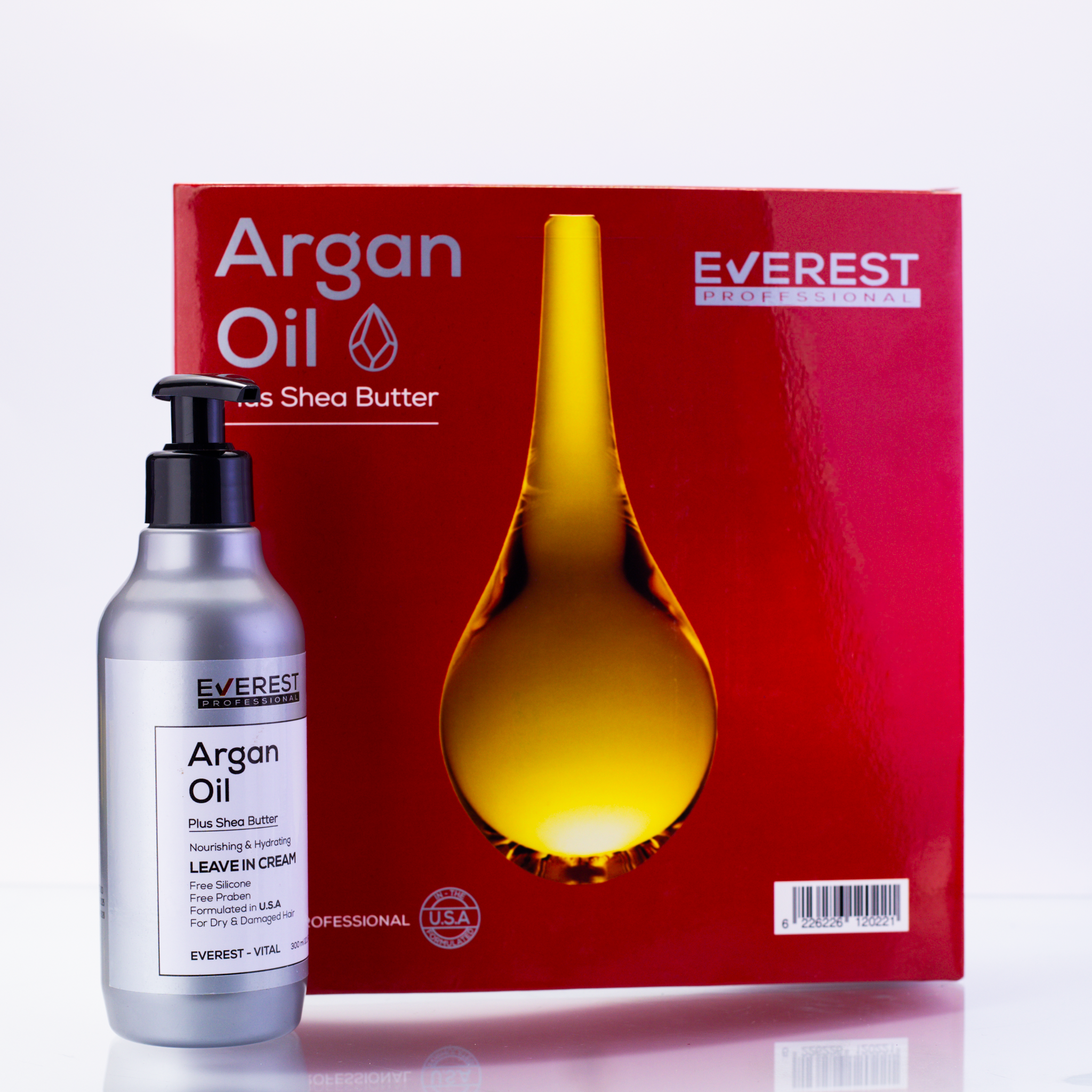 Everest professional hair set+Leave in